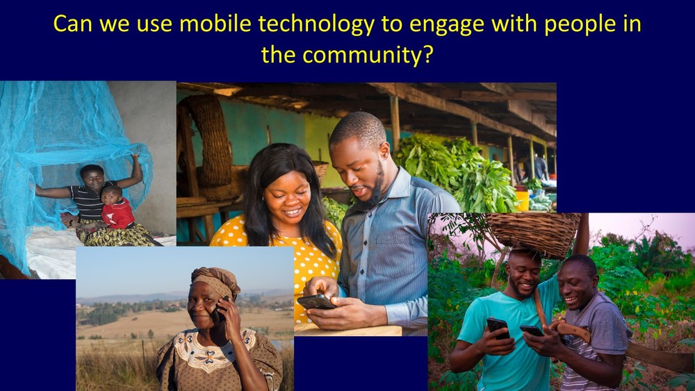 Can we use mobile technology to engage with people in the community?
